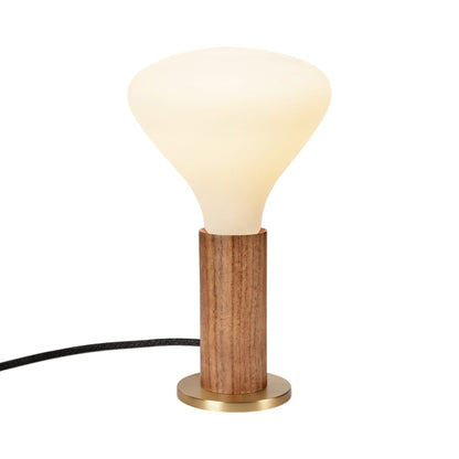 Knuckle Noma Table Lamp in Walnut.