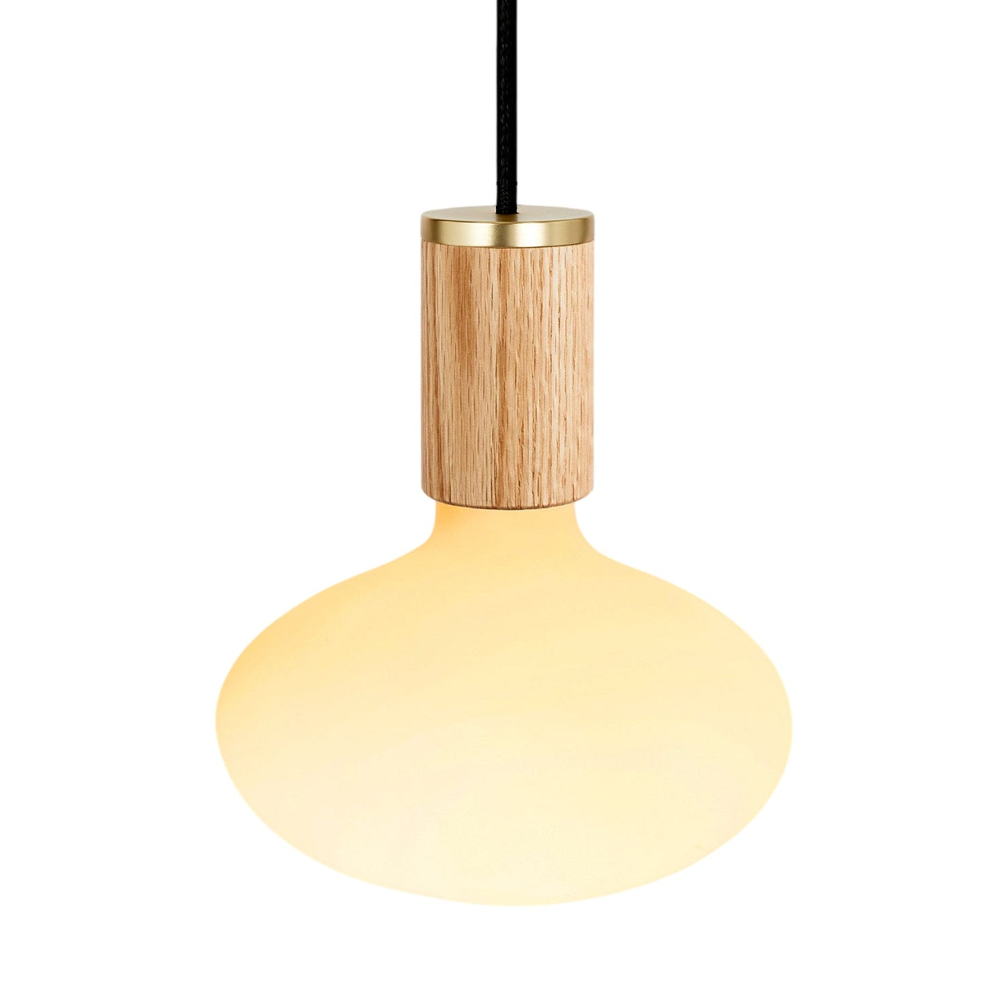 Knuckle Oval Pendant Light in Oak (Oval).