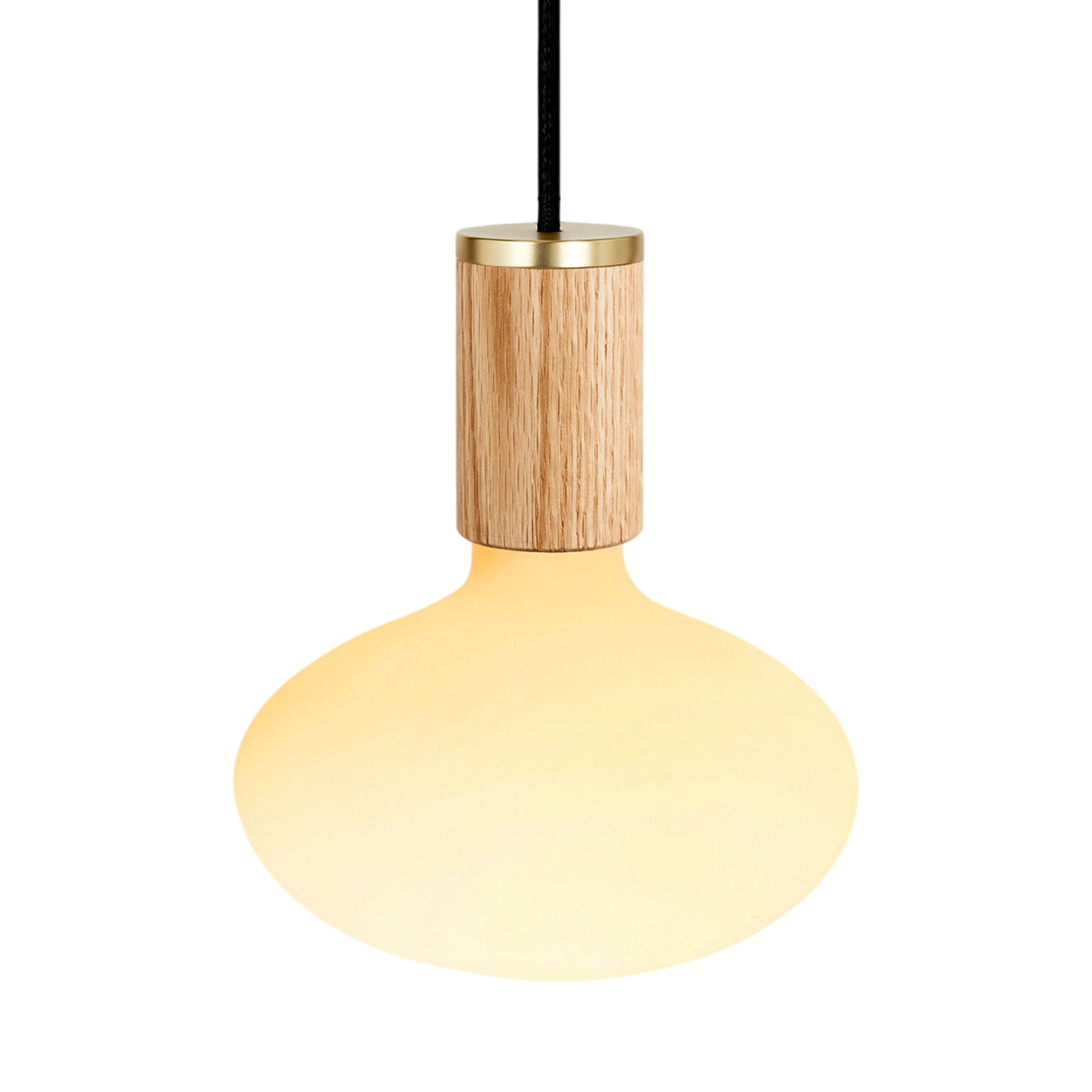 Knuckle Oval Pendant Light in Oak (Oval).