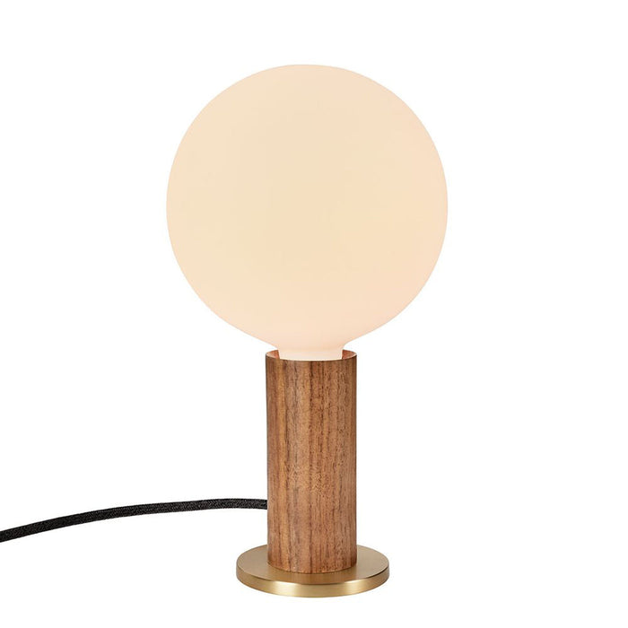 Knuckle Sphere IV Table Lamp in Walnut.