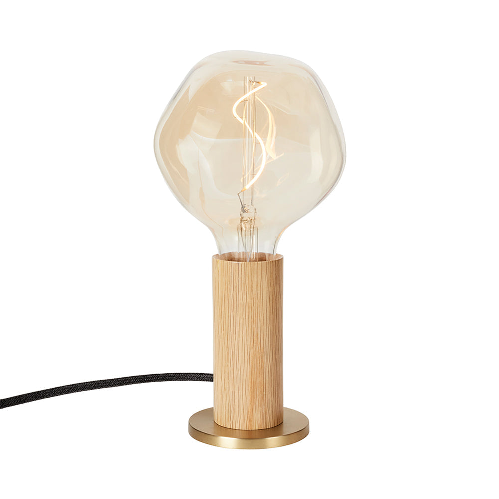 Knuckle Voronoi I Table Lamp in Oak.