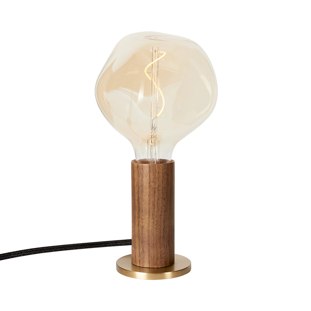 Knuckle Voronoi I Table Lamp in Walnut.