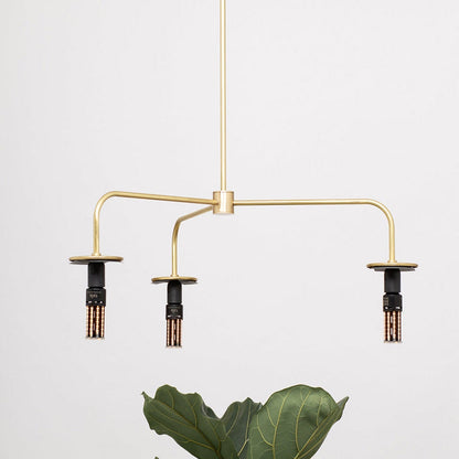 Light Engine I Candelabra Base T9 Type LED Bulb in living room.