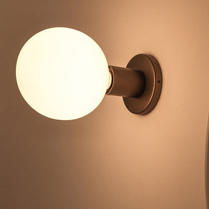 Lochan Sphere III Outdoor Wall Light in Detail.