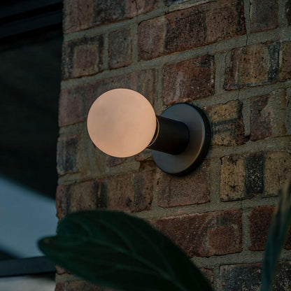Lochan Sphere III Outdoor Wall Light in Detail.