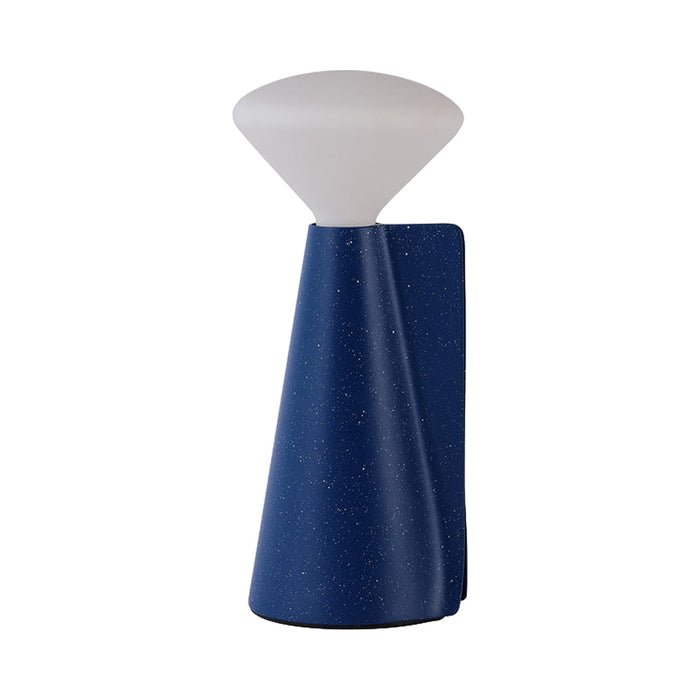 Mantle Table Lamp in Cobalt Blue.
