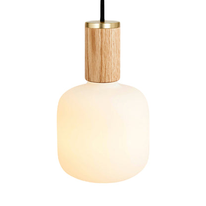 Oblo Pendant Light in Oak.