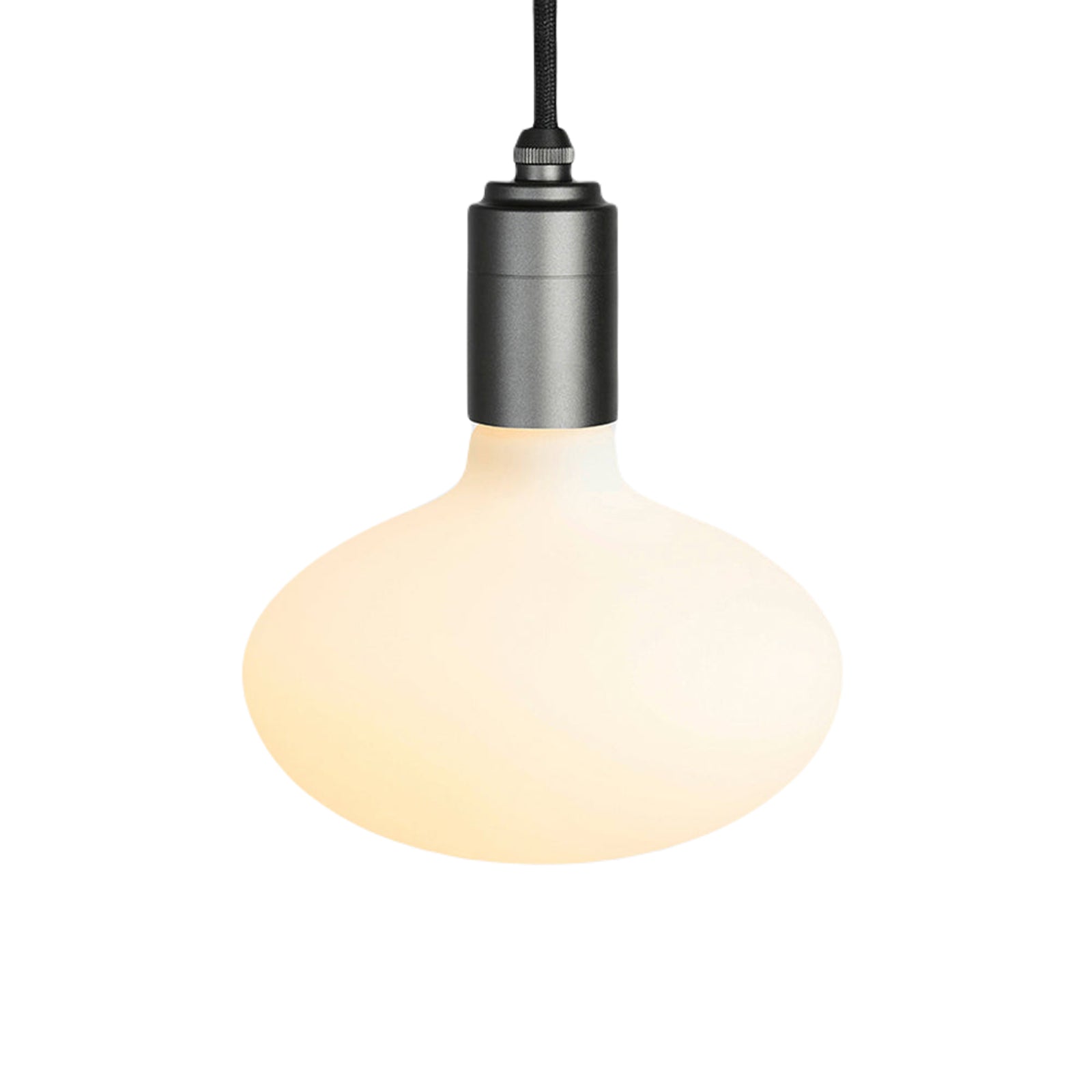 Oval Pendant Light in Graphite.