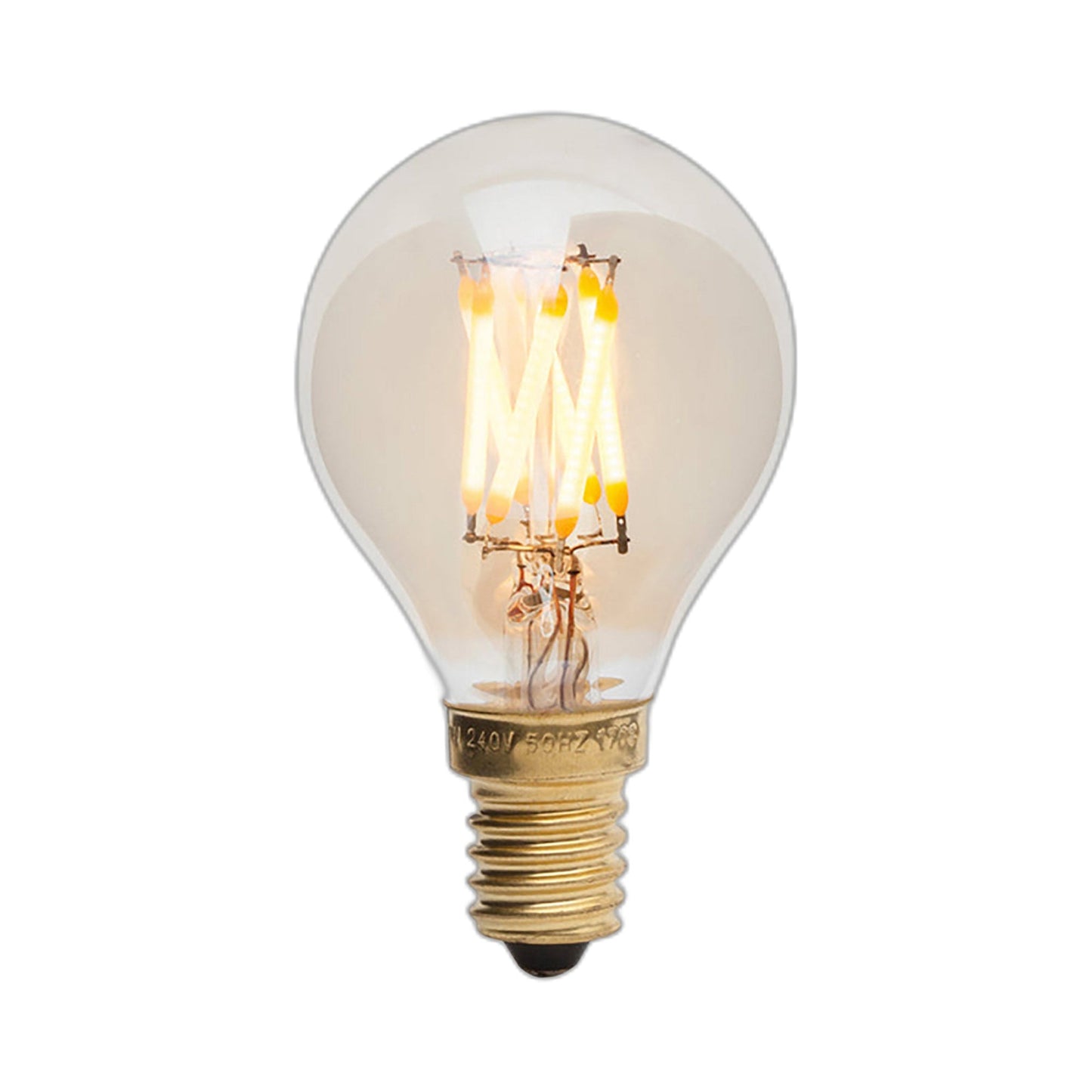 Pluto Candelabra Base G14 Type LED Bulb in Tinted.