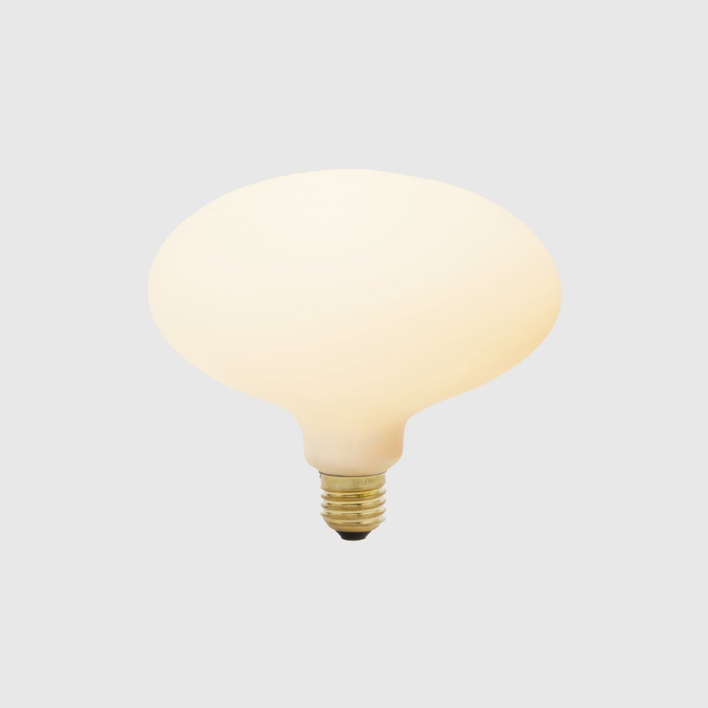 Porcelain Oval 7W 2000-2800K E26 LED Bulb in Detail.