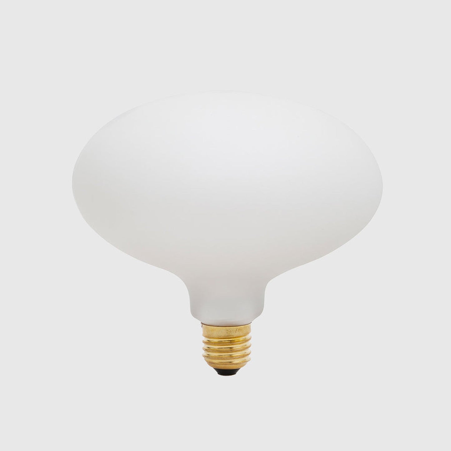 Porcelain Oval 7W 2000-2800K E26 LED Bulb in Detail.