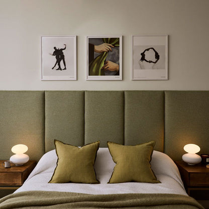 Reflection Oval Table Lamp in bedroom.