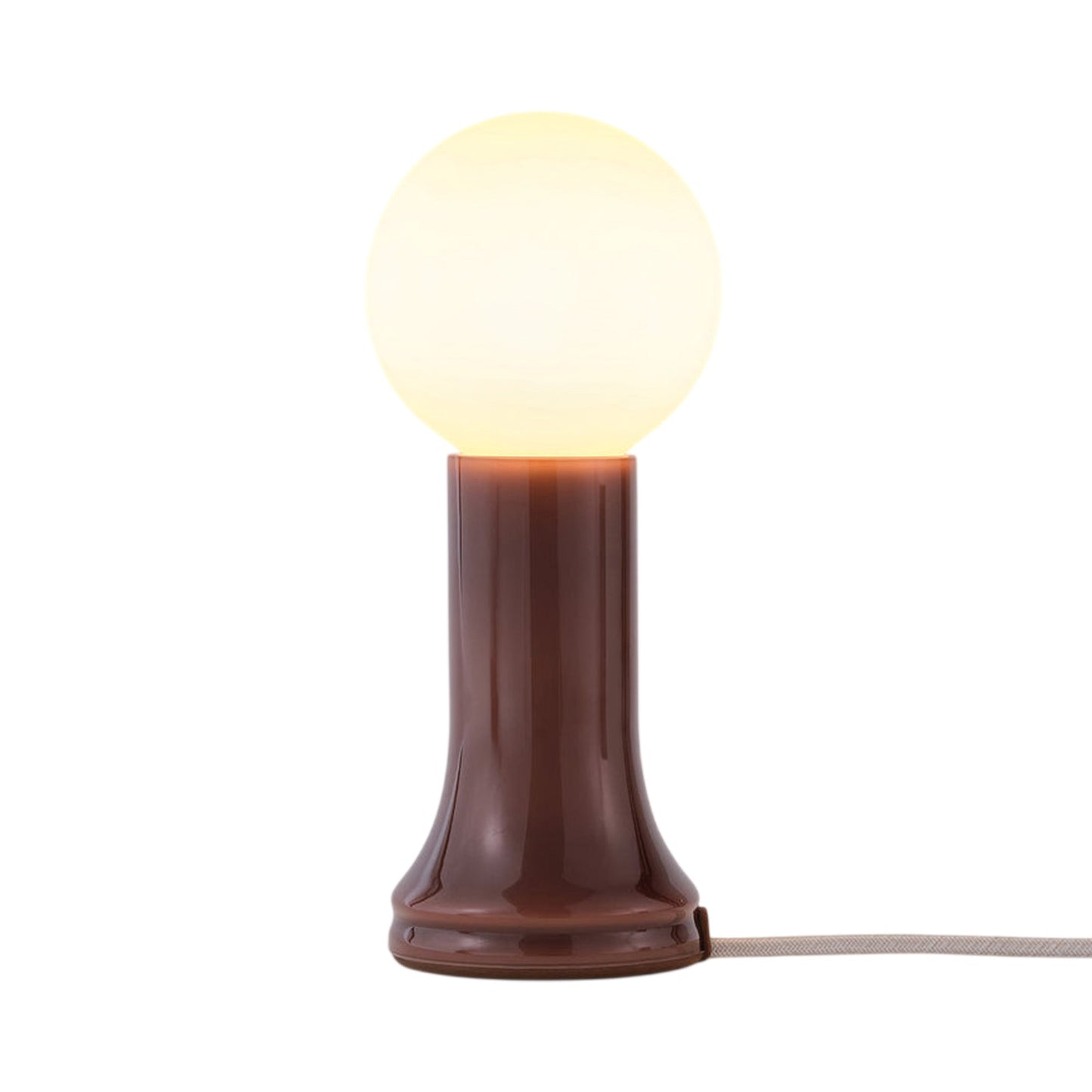 Shore Table Lamp in Bottle Brown.