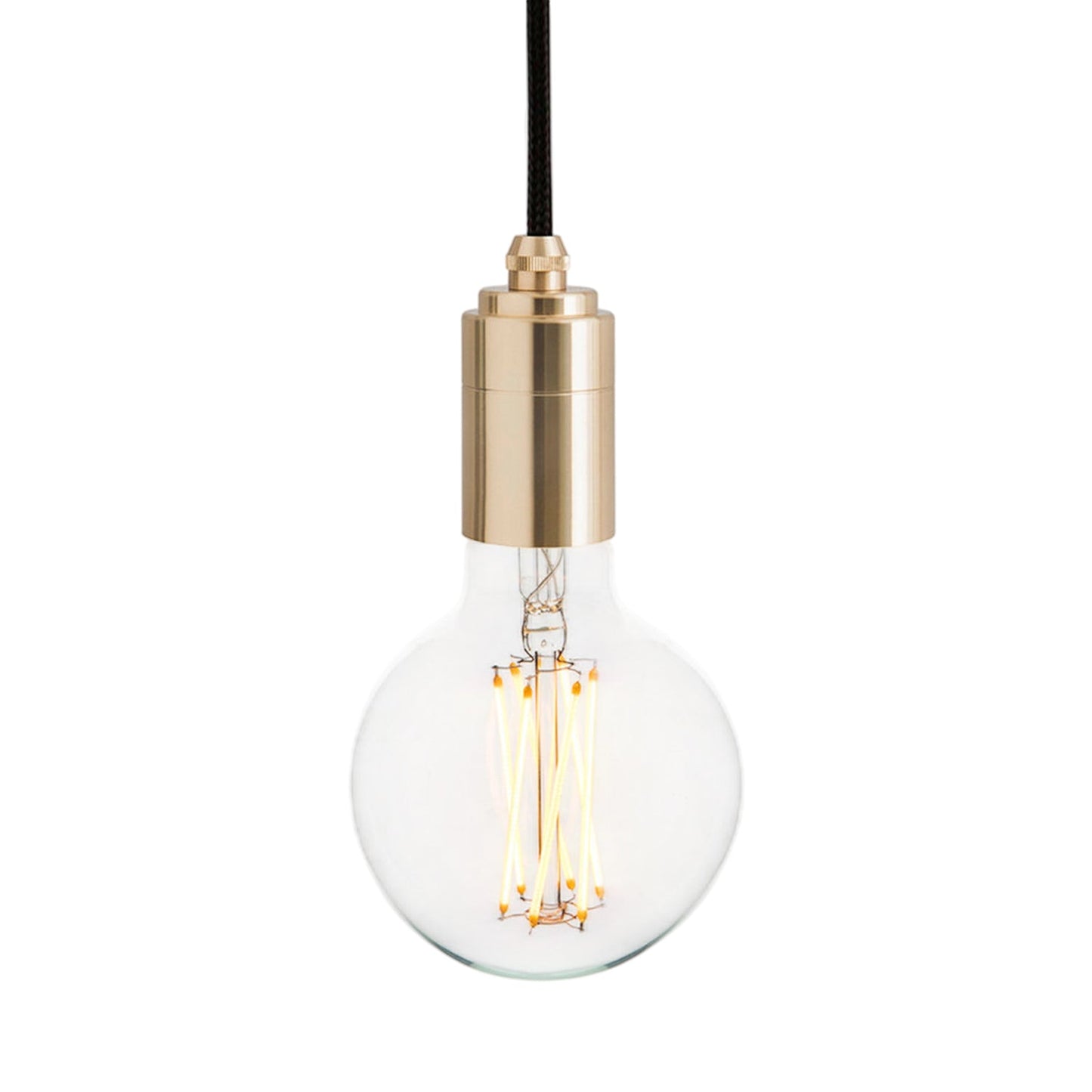 Signature Elva Pendant Light in Brass (Non-tinted).
