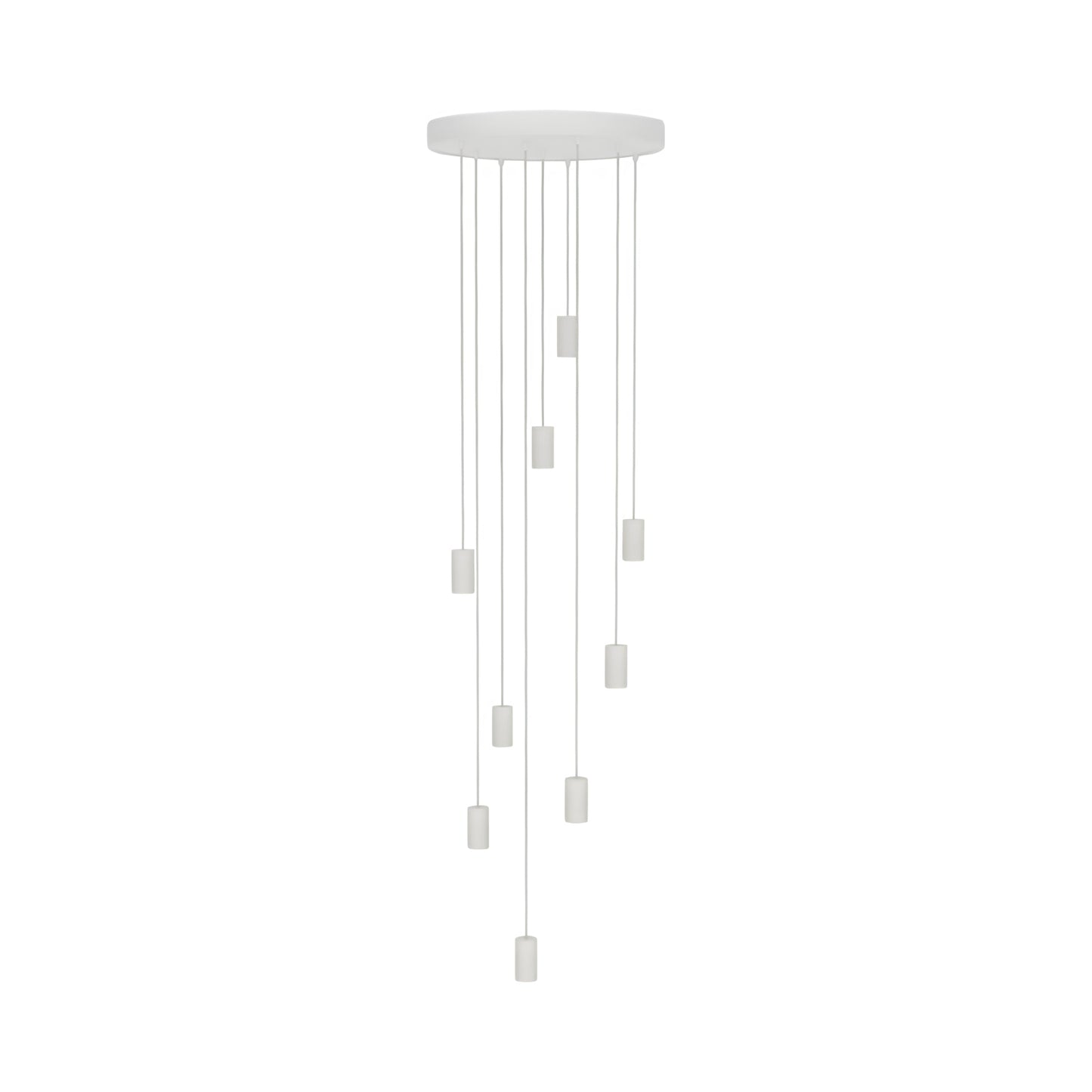 Signature Multi Light Pendant Light in Chalk (Chalk/9-Light).