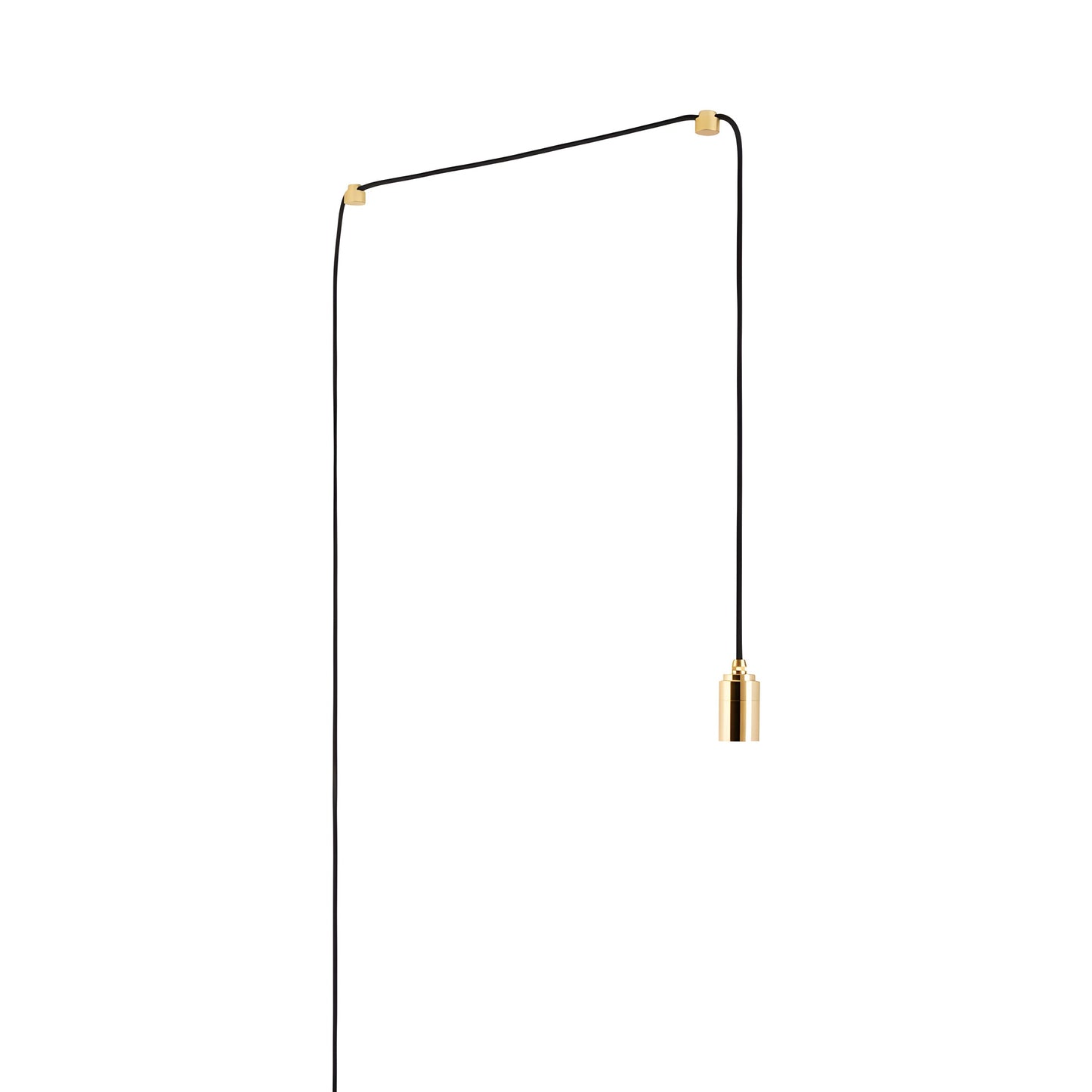 Signature Oval II Plug-in Pendant Light in Brass.