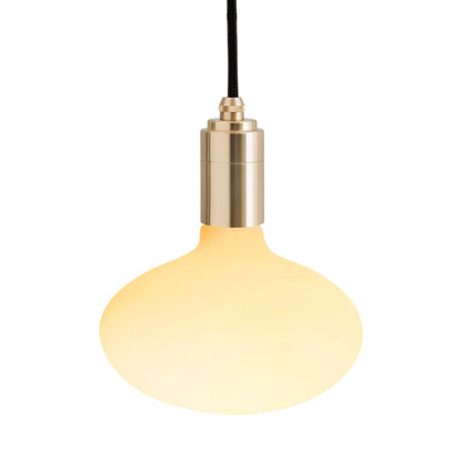 Signature Oval Pendant Light in Brass.