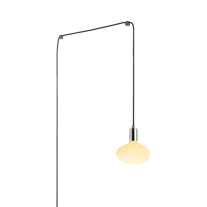 Signature Oval Plug-in Pendant Light in Graphite.