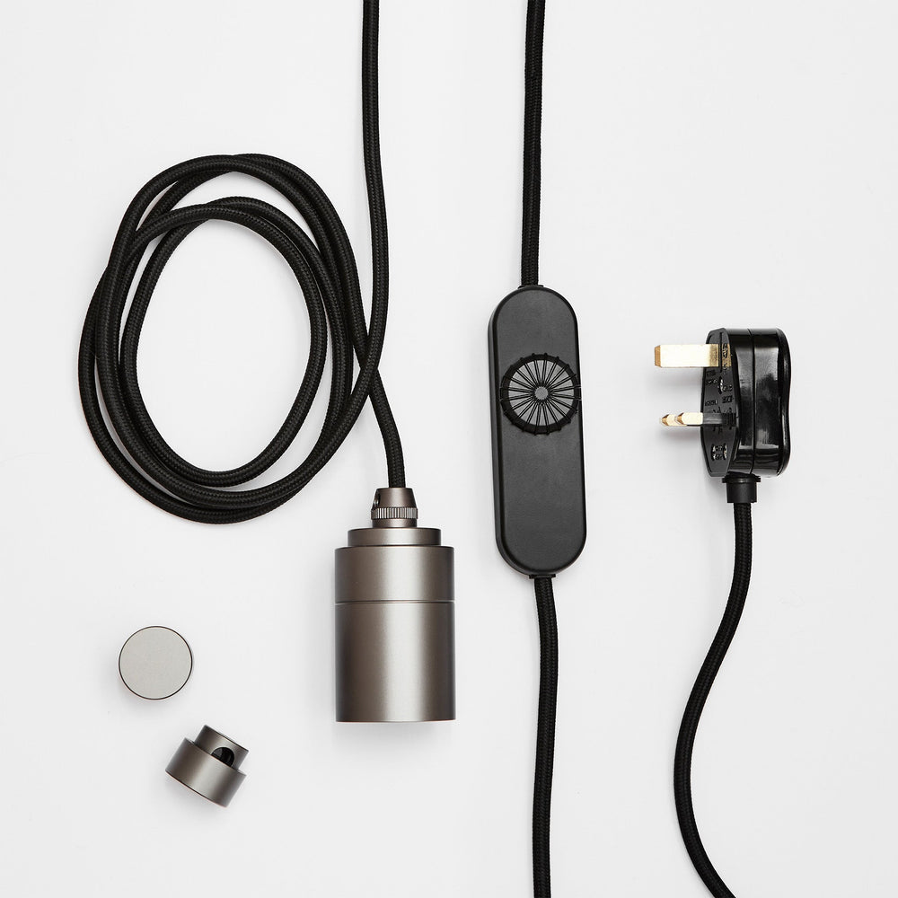 Signature Oval Plug-in Pendant Light in Detail.