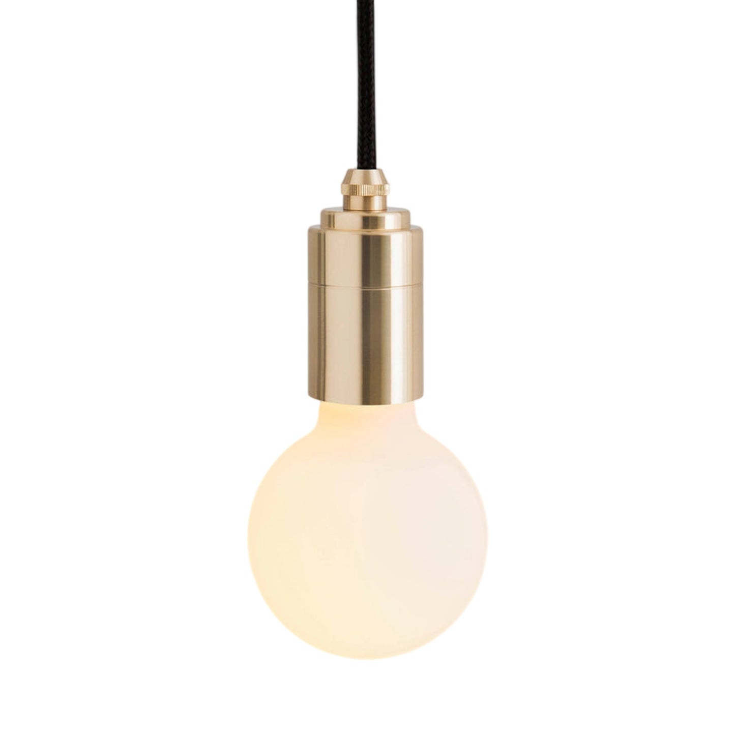 Signature Porcelain II Pendant Light in Brass.