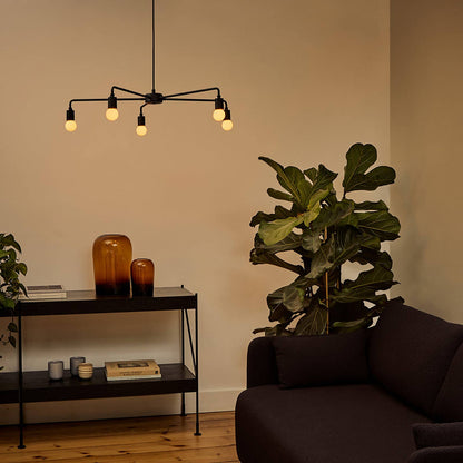 Sphere I G16 Type LED Bulb in living room.