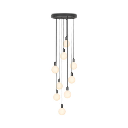 Sphere IV Multi Light Pendant Light in Graphite.