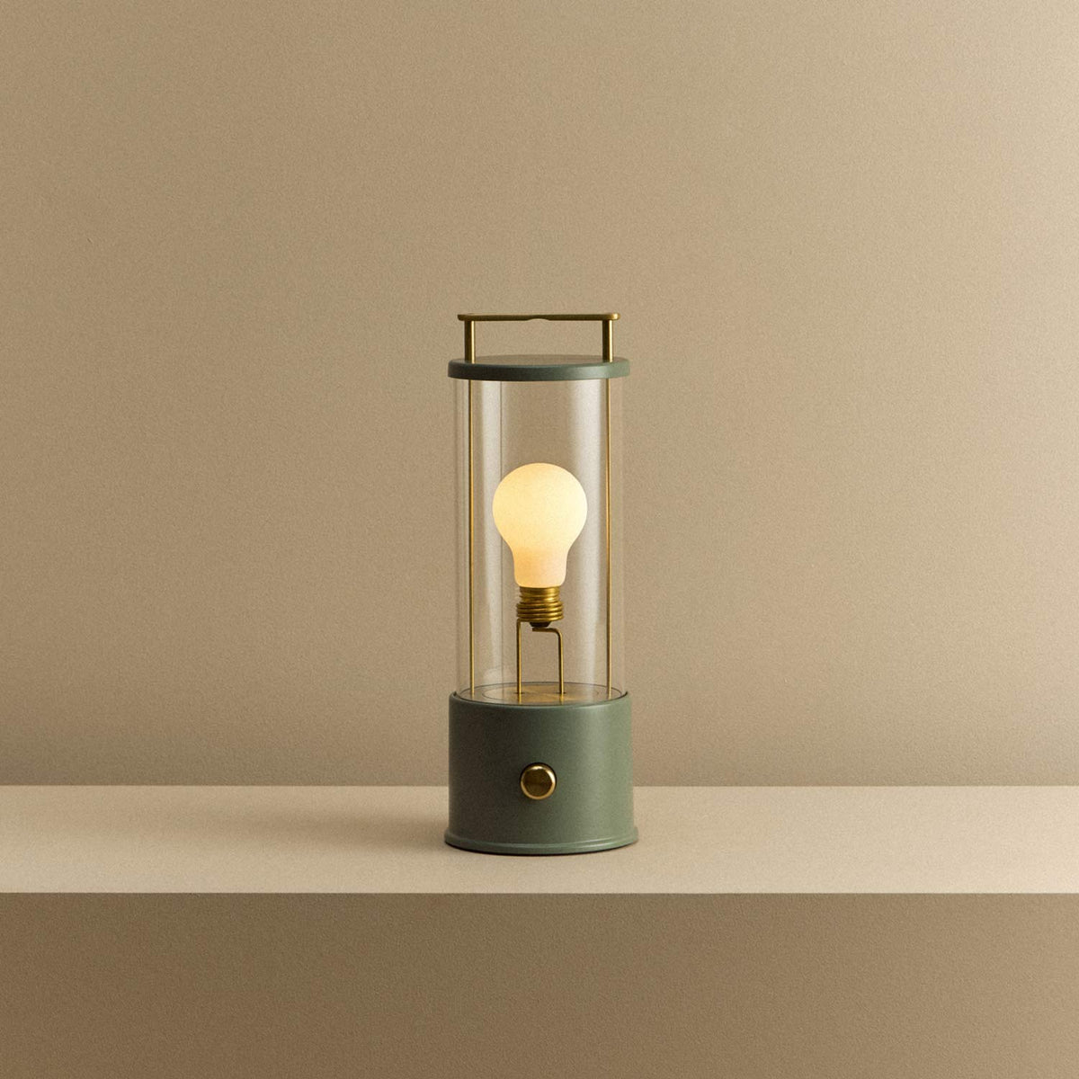 The Muse 2.0 Portable Table Lamp in Pleasure Garden Green.