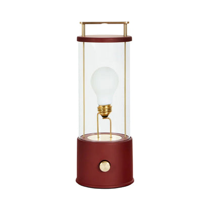 The Muse LED Portable Table Lamp in Pomona Red.