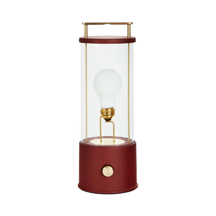 The Muse LED Portable Table Lamp in Pomona Red.