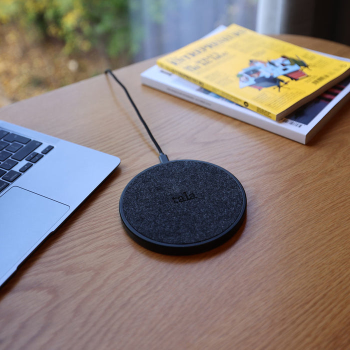 The Muse Wireless Charger in living room.