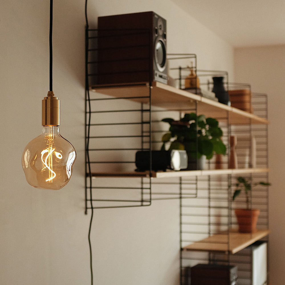 Voronoi I Pendant Light in living room.