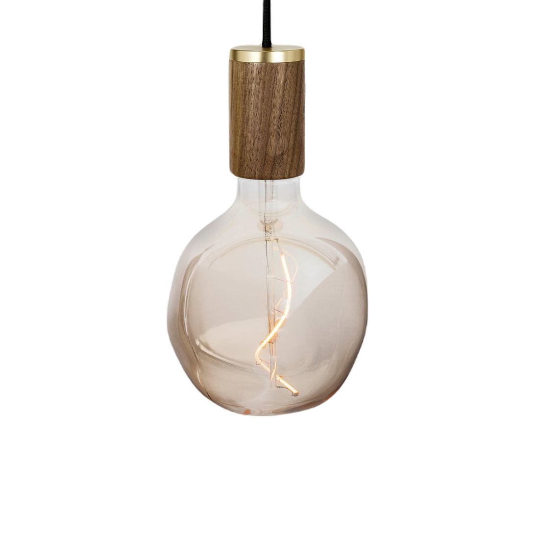 Voronoi I Pendant Light in Walnut.