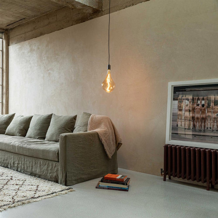Voronoi III Pendant Light in living room.