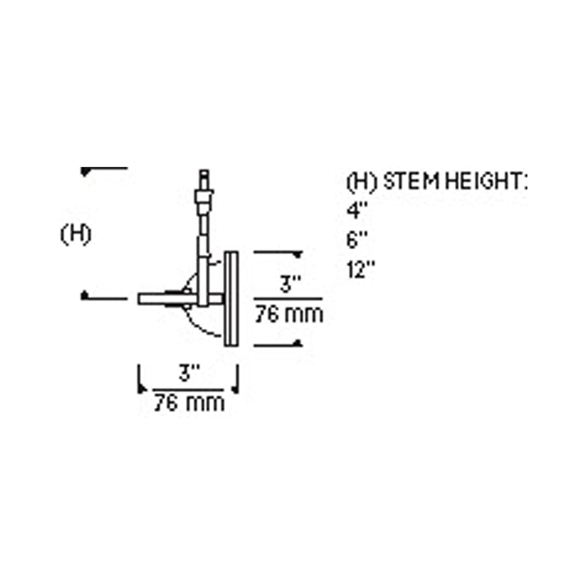 John Low Voltage Head - line drawing.