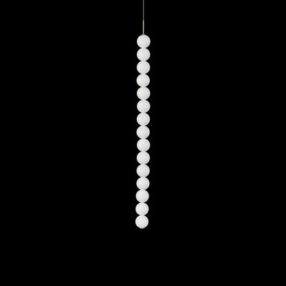 Abacus LED Pendant Light in Satin Brass (Large).