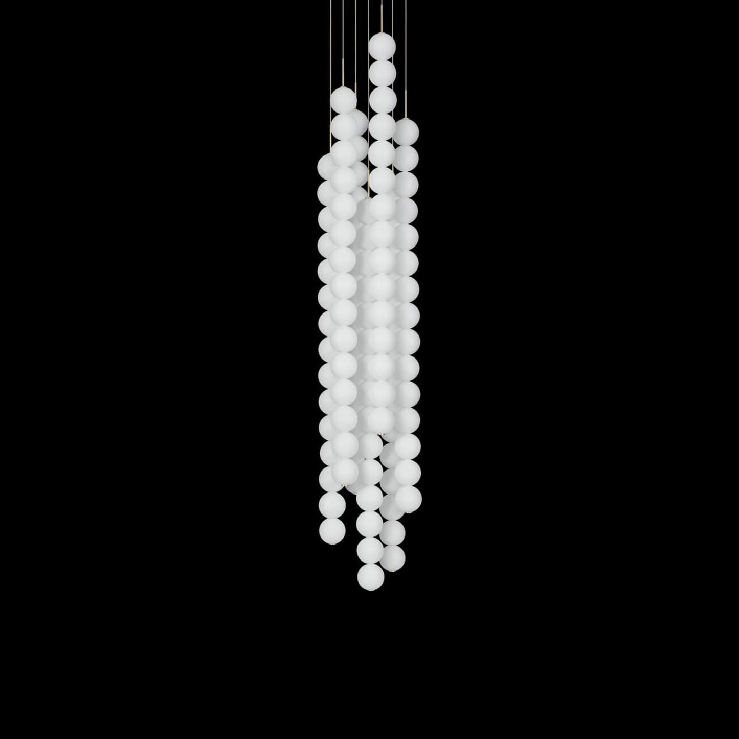 Abacus Round Multi Light LED Pendant Light in Detail.