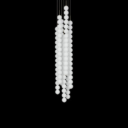 Abacus Round Multi Light LED Pendant Light in Detail.