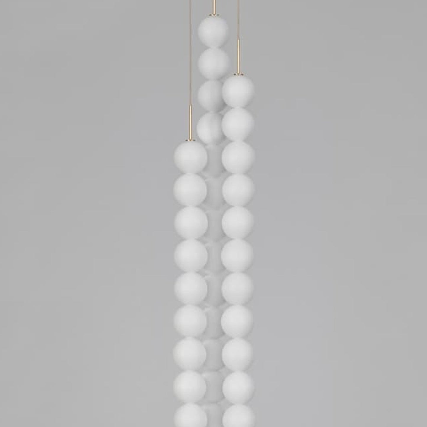 Abacus Round Multi Light LED Pendant Light in Detail.