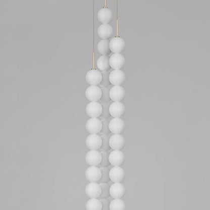 Abacus Round Multi Light LED Pendant Light in Detail.