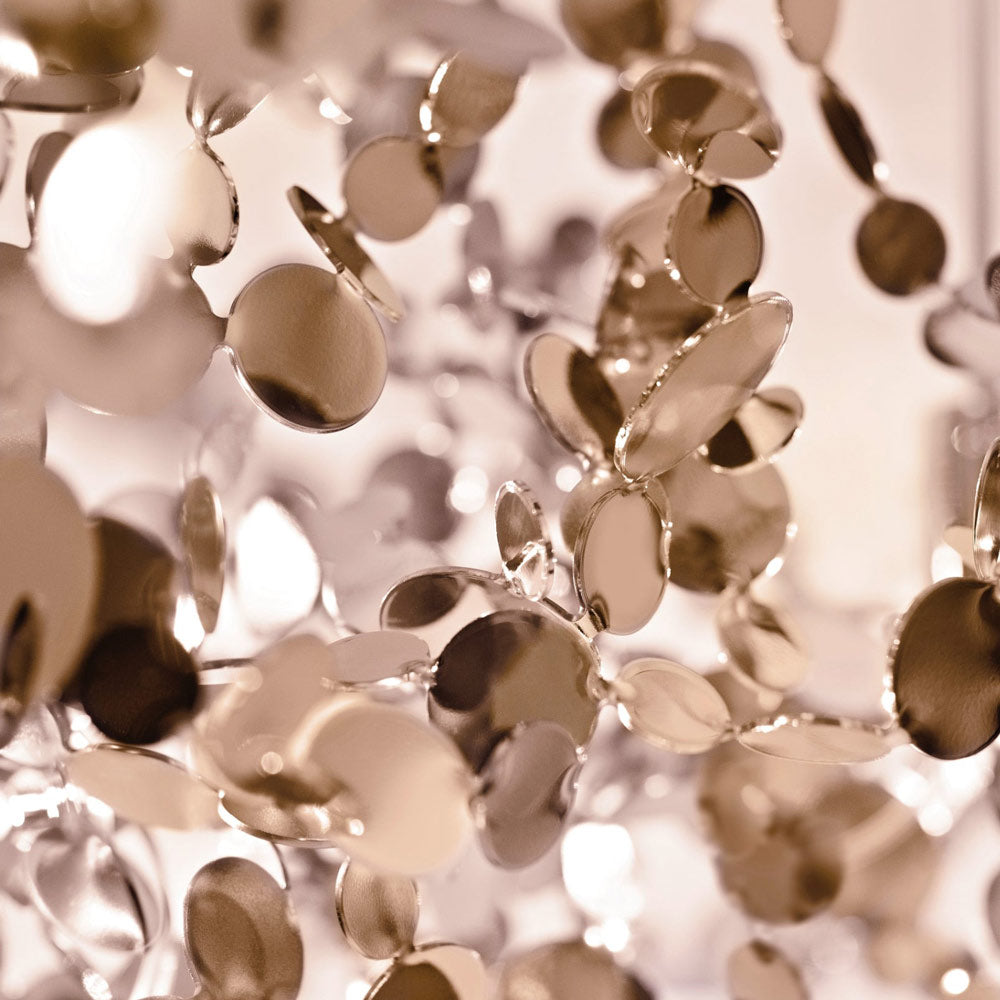 Argent Flush Mount Ceiling Light in Detail.