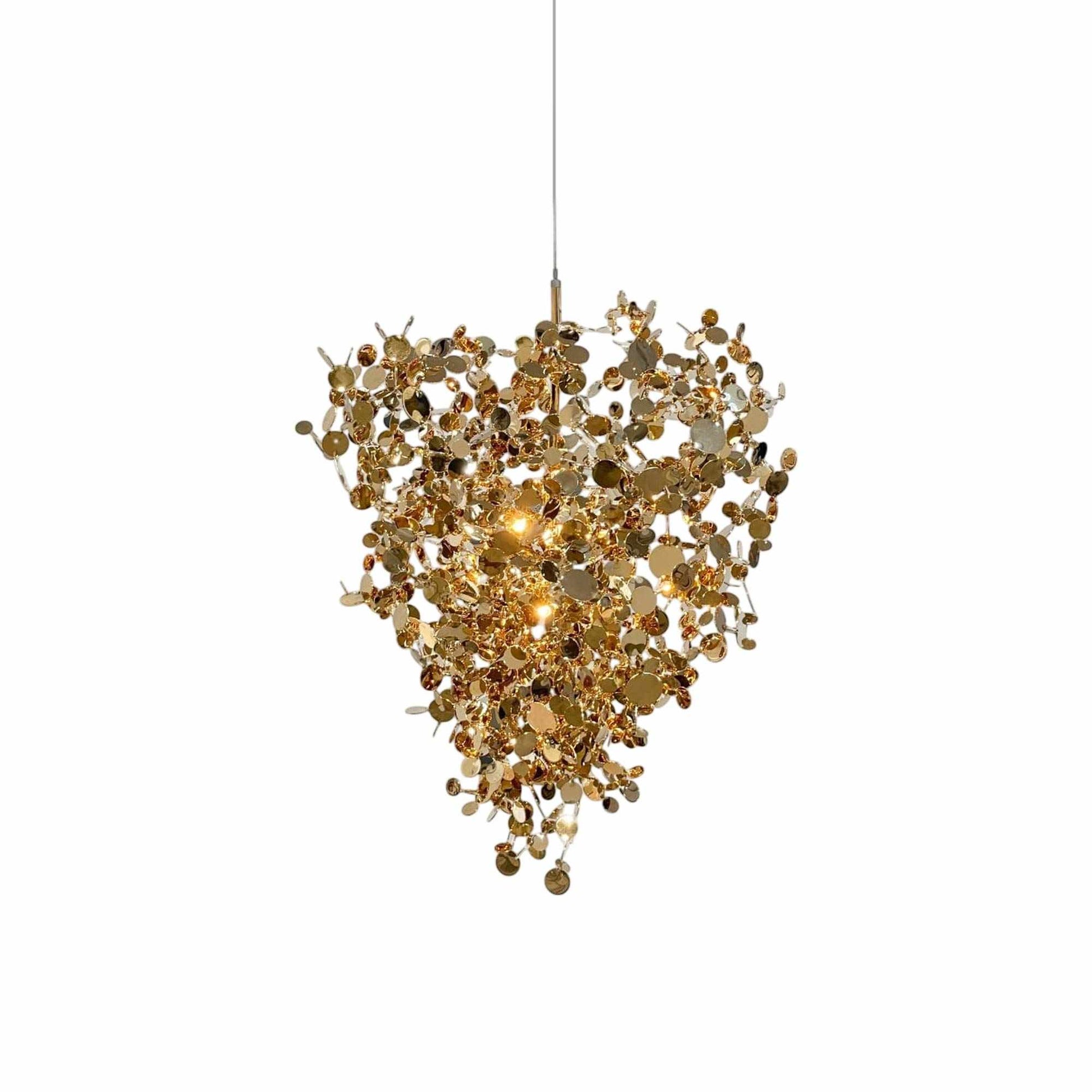 Argent LED Chandelier in Gold (Small).