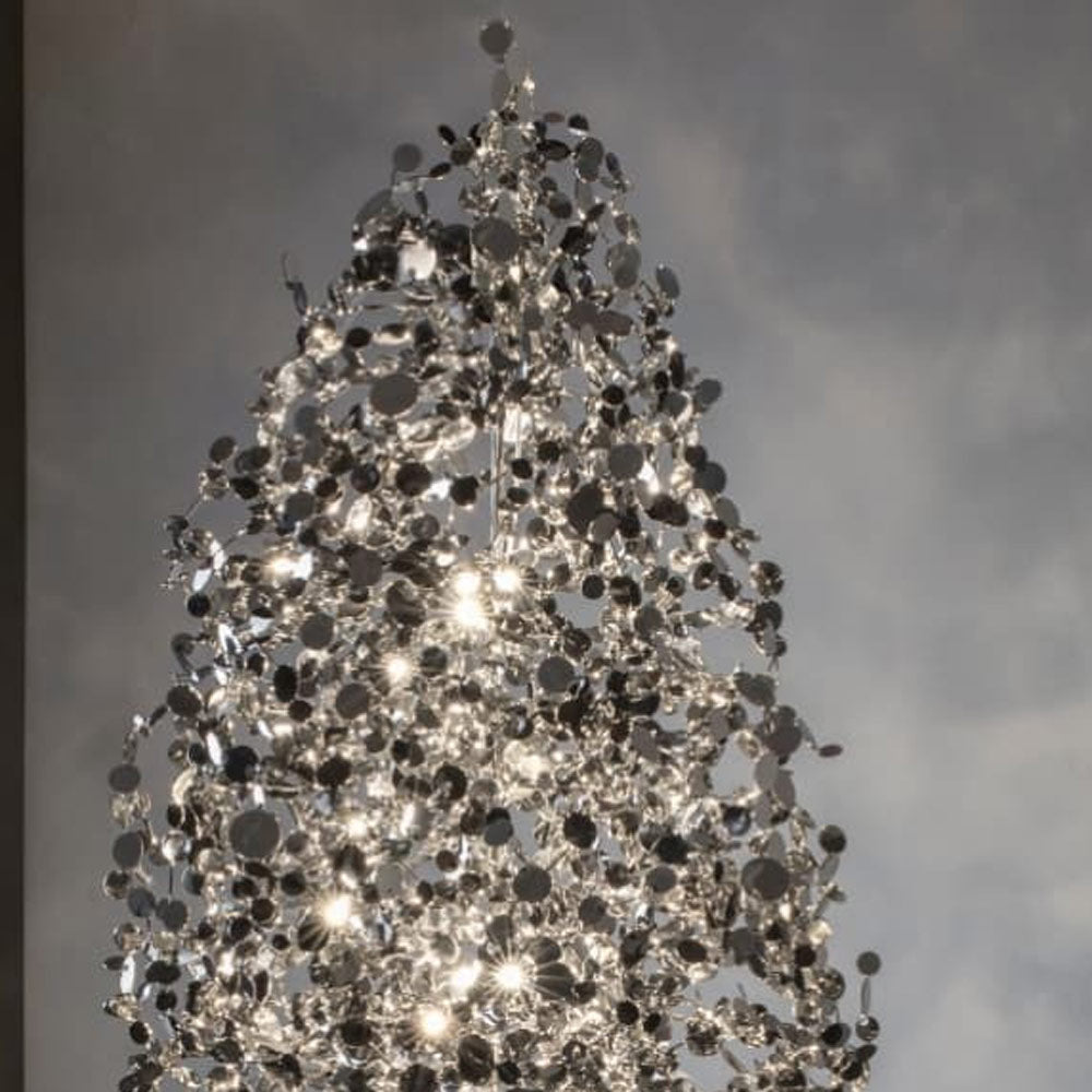 Argent LED Chandelier in Detail.