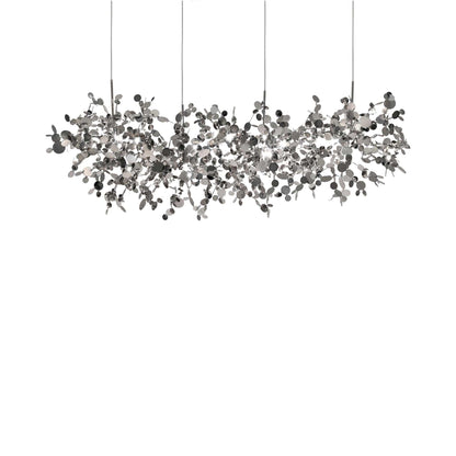 Argent Linear Multi Light Pendant Light in Stainless Steel (12-Light).