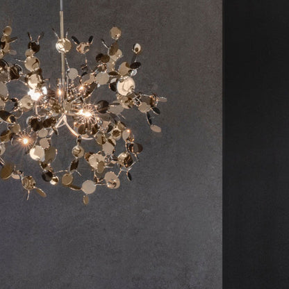 Argent Linear Multi Light Pendant Light in Detail.