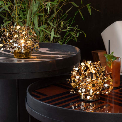 Argent Mon Bijou LED Rechargeable Table Lamp in living room.
