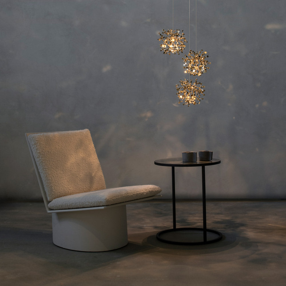Argent Mon Bijou Multi Light LED Pendant Light in living room.