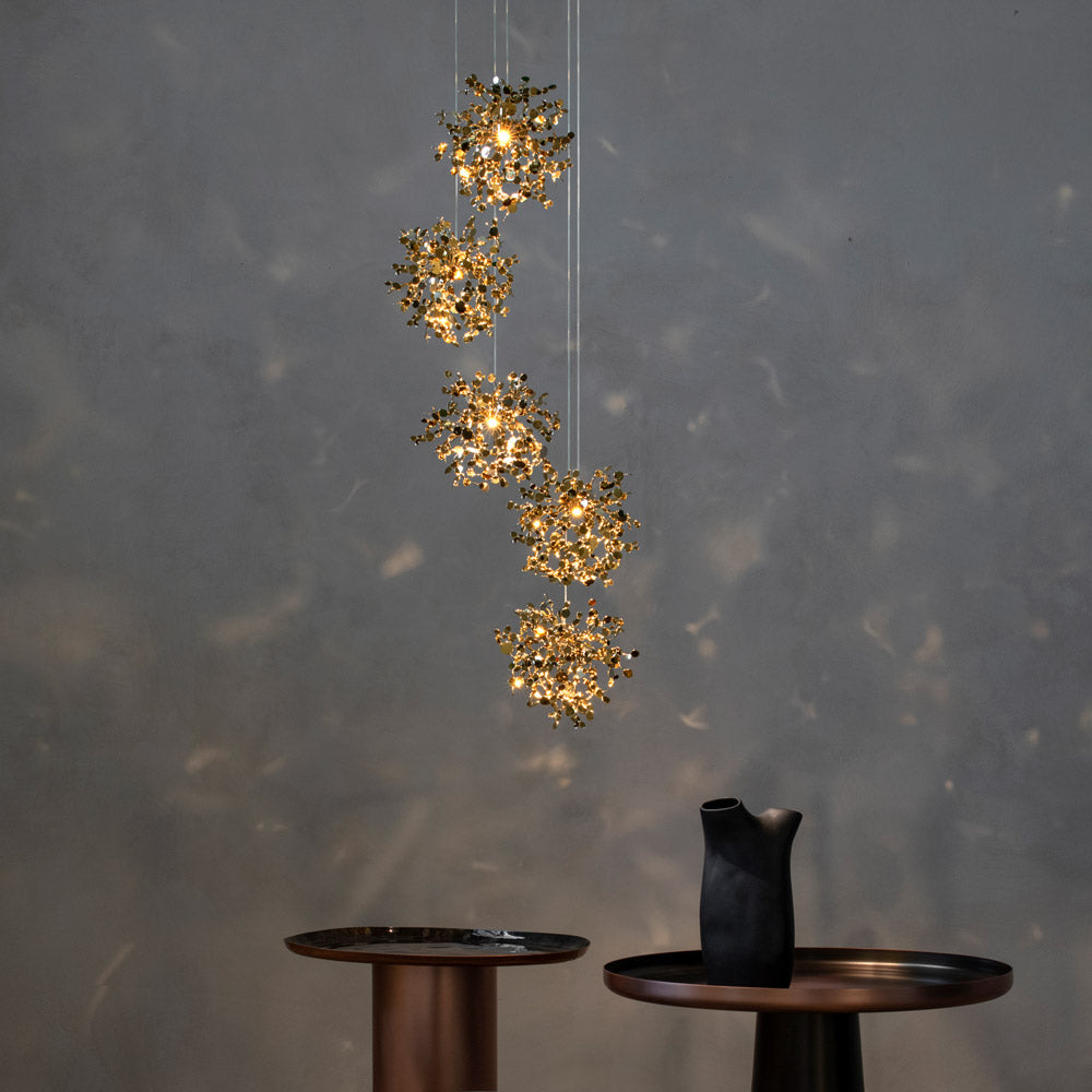 Argent Mon Bijou Multi Light LED Pendant Light in living room.