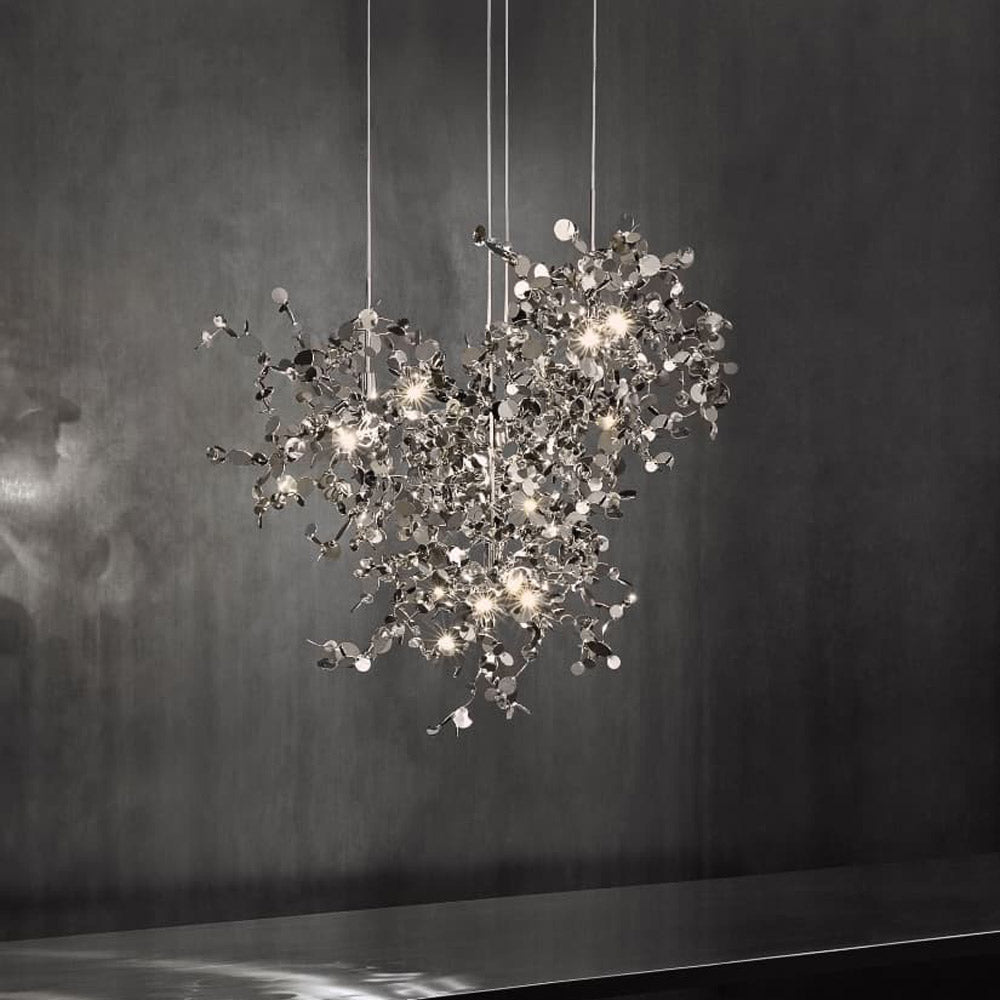 Argent Round Multi Light Pendant Light in Detail.