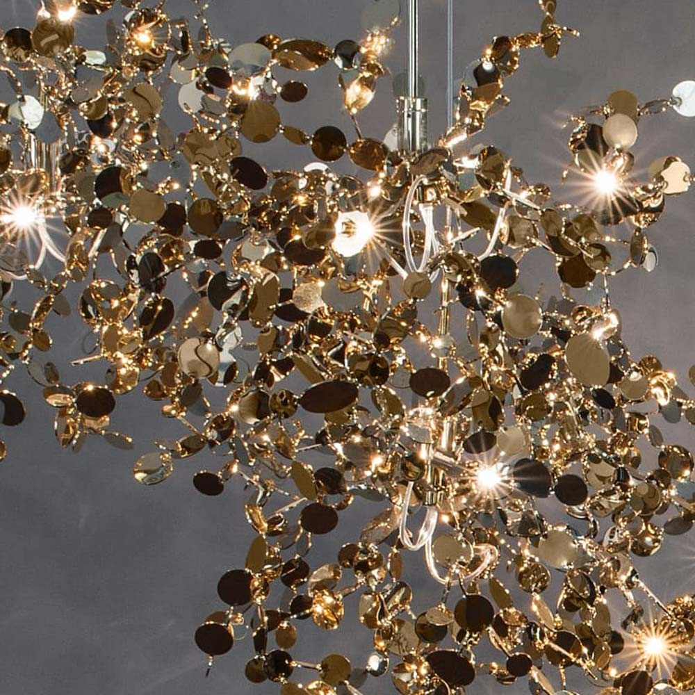 Argent Round Multi Light Pendant Light in Detail.