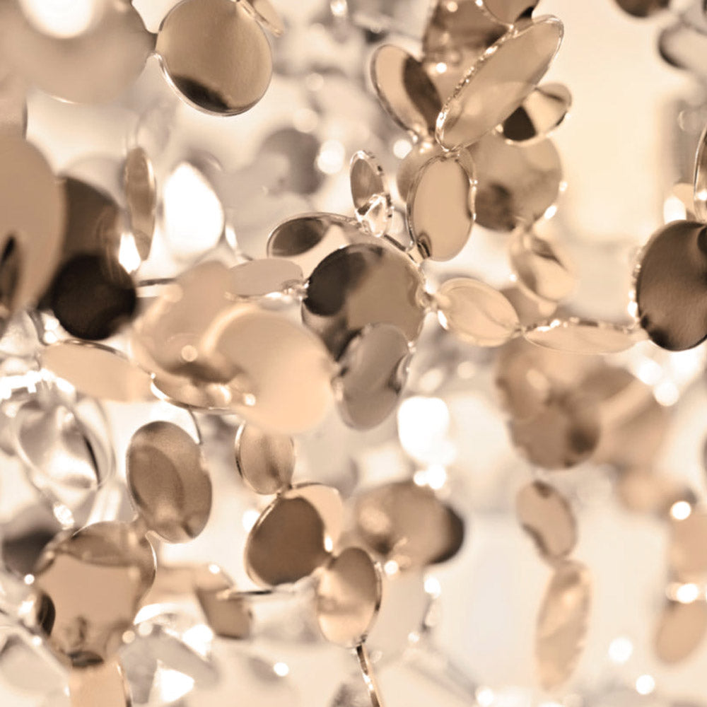 Argent Round Multi Light Pendant Light in Detail.